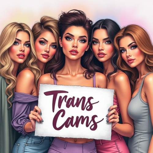 Live trans cam stars posing